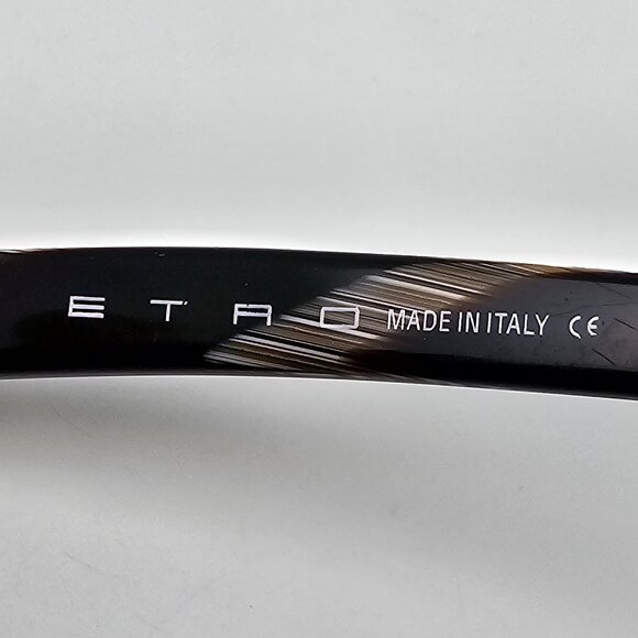 Etro Mod. SE 9760 51 Col. B46 Crystal Blue Horn Frame Yellow Lens Sunglasses - Picture 10 of 14